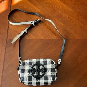 Tory Burch Perry Bombe Gingham Mini Bag